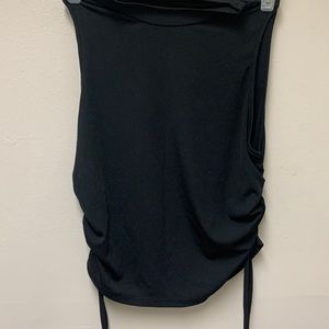 Drawstring side tank top